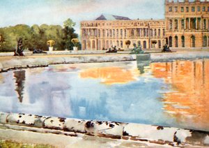 A Ala Norte do Palácio, do Parterre D&39;Eau, Versailles