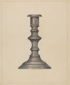 Castiçal, c. 1937. de Mina Lowry