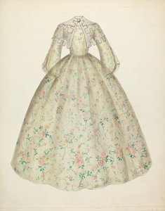 Vestido com gola de Mina Lowry