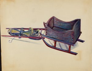 Trenó de brinquedo, c. 1936.