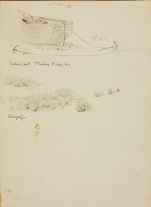 Barco de pesca/ervas marinhas, St. Valery de Miner Kilbourne Kellogg