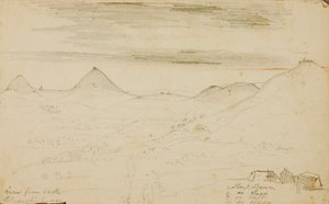 Vista das traseiras da casa de Petrarca de Miner Kilbourne Kellogg