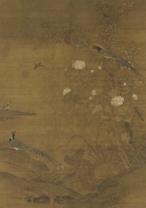 Magpies, Waxwing, Hibisco e Canela, c.1400