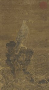 Peregrino em uma rocha no meio de ondas, c.1500