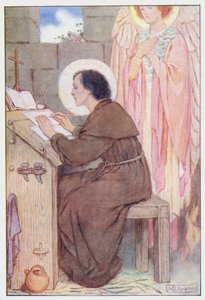 São Columba (lito a cores) de Minnie Didbin Spooner