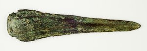Lâmina da Adaga, 2000-1400 a.C. (bronze fundido) de Minoan