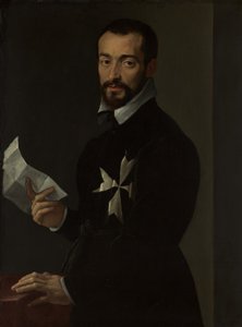 Retrato de um cavaleiro de Malta, provavelmente Fra Jacopo Salviati, 1566.