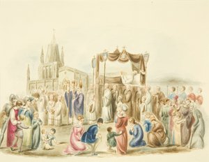 Funeral de William Canynges nos arredores de St Mary Redcliffe