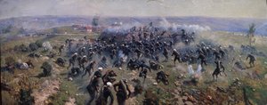 Batalha de Gorni Dubnik em 24 de outubro de 1877, 1914 de Mitrofan Borisovich Grekov