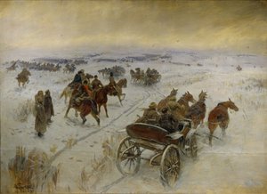 A Batalha de Yegorlykskaya, 1928-1929 de Mitrofan Borisovich Grekov