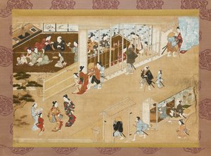 Quartos de prazer de Yoshiwara, c1670-c1685
