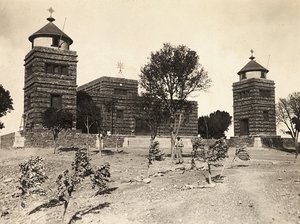 Construir um império na era fascista: Igreja Abissínia, 09/05/1936 (foto a p/b) de Modestino Baldinetti