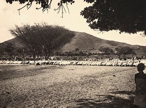 Construir um império na era fascista: Oração do Ramadão, 09/05/1936 (foto a p/b) de Modestino Baldinetti