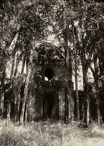 Construir um Império na era fascista: entrada para a casa de prazer do Rei Fasil, 09/05/1936 (foto a p/b) de Modestino Baldinetti
