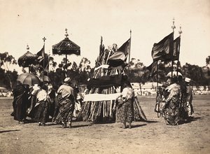 Construir um império na era fascista: festival, o damerà, 09/05/1936 (foto a p/b) de Modestino Baldinetti