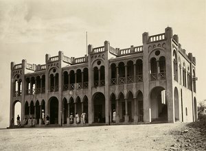 Construir um Império na Era Fascista: a Delegacia de Polícia de Agordat, 09/05/1936 (foto a p/b) de Modestino Baldinetti