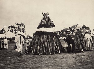 Construir um império na era fascista: a represa, 09/05/1936 (foto a p/b) de Modestino Baldinetti