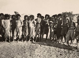 Construir um império na era fascista: tribo de Beni Amer, 09/05/1936 (foto a p/b) de Modestino Baldinetti