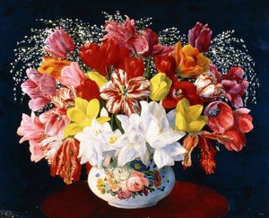 Grande ramo de tulipas de Moise Kisling