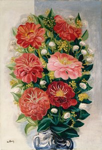 Flores num vaso (óleo sobre tela) de Moise Kisling