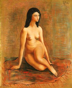 Nu sentado; Nu Assis de Moise Kisling
