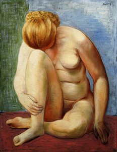 Mulher nua sentada; Femme Nue Assise