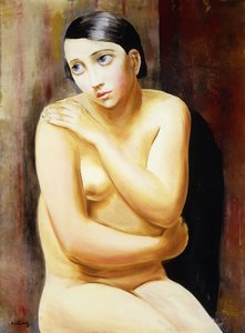 Mulher nua sentada; Femme Nue Assise