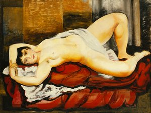 Nudez em lençol branco; Nu Couche au Drap Blanc