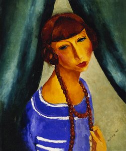Retrato de Margueritte Gros, cunhada do artista; Portrait de Margueritte Gros, la Belle-Soeur de l