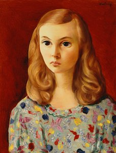 Retrato de uma mulher de Moise Kisling