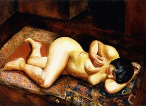Mulher nua reclinada