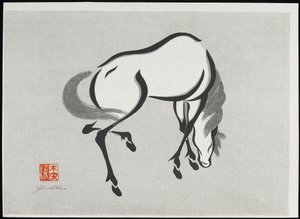 Cavalo (A) de Mokuchu Urushibara