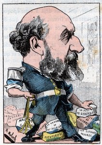 Retrato de Guillaume Victor Augier (1820-1889) dramaturgo francês. de Moloch