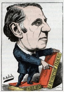 Retrato de Louis Blanc (1811 - 1882), político e historiador francês de Moloch