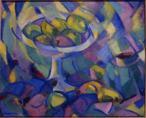 Natureza morta de frutas, c.1913-14 (óleo sobre tela)