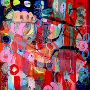 Abstrato Orgânico Vibrante