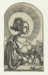 Santa Catarina de Monogrammist AC