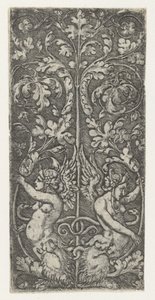 Ornamento com duas esfinges de Monogrammist AC