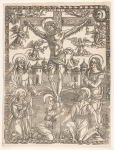 Crucificação de Cristo de Monogrammist LA