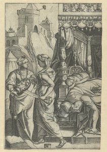 Judith com a cabeça de Holofernes de Monogrammist RR