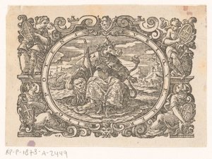 Cidade Virgem de Veneza de Monogrammist VF (graveur)