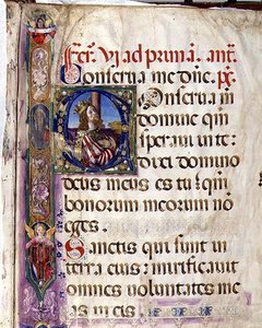 Sra. 543 f.1r Historiated 