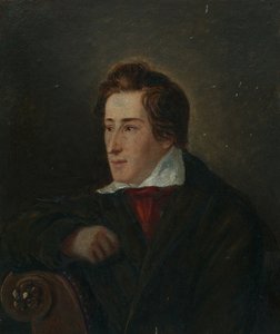 Retrato do poeta Heinrich Heine 1797-1856