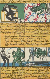 O Homem de Sangue Azul e o Diabo, 1911.