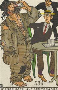 Café vienense: no terraço Café vienense: no terraço, 1911. de Moritz Jung