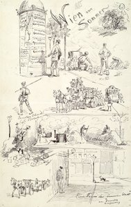 Tipos vienenses 1885 (Viena no verão)