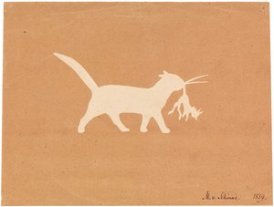 Gato diabinho, 1859. de Moritz Ludwig von Schwind