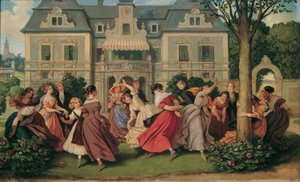 Party Game, depois de 1860. de Moritz Ludwig von Schwind