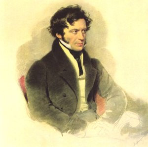 Moritz Michael Daffinger - Franz Grillparzer de Moritz Michael Daffinger