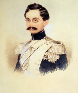 Retrato de Adolfo I, Duque de Nassau, Grão-Duque do Luxemburgo 1817-1905, 1840